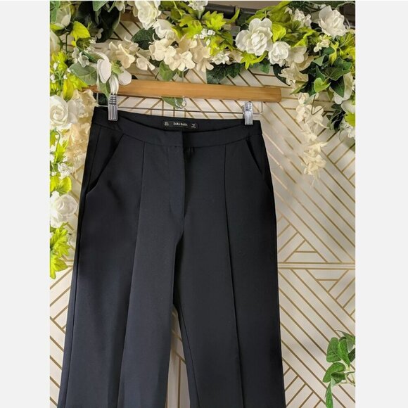 ZARA DARK NAVY Tailored Pants with Studded Hem  Size XS NEW WITH TAG! - Picture 3 of 5